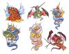 colored dragon tattoos pics